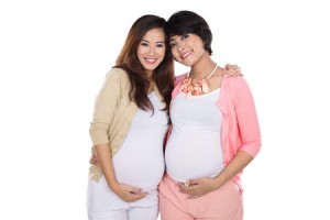 Preganant Asian Women