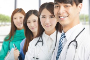 31916201 - professional medical doctor team standing in office